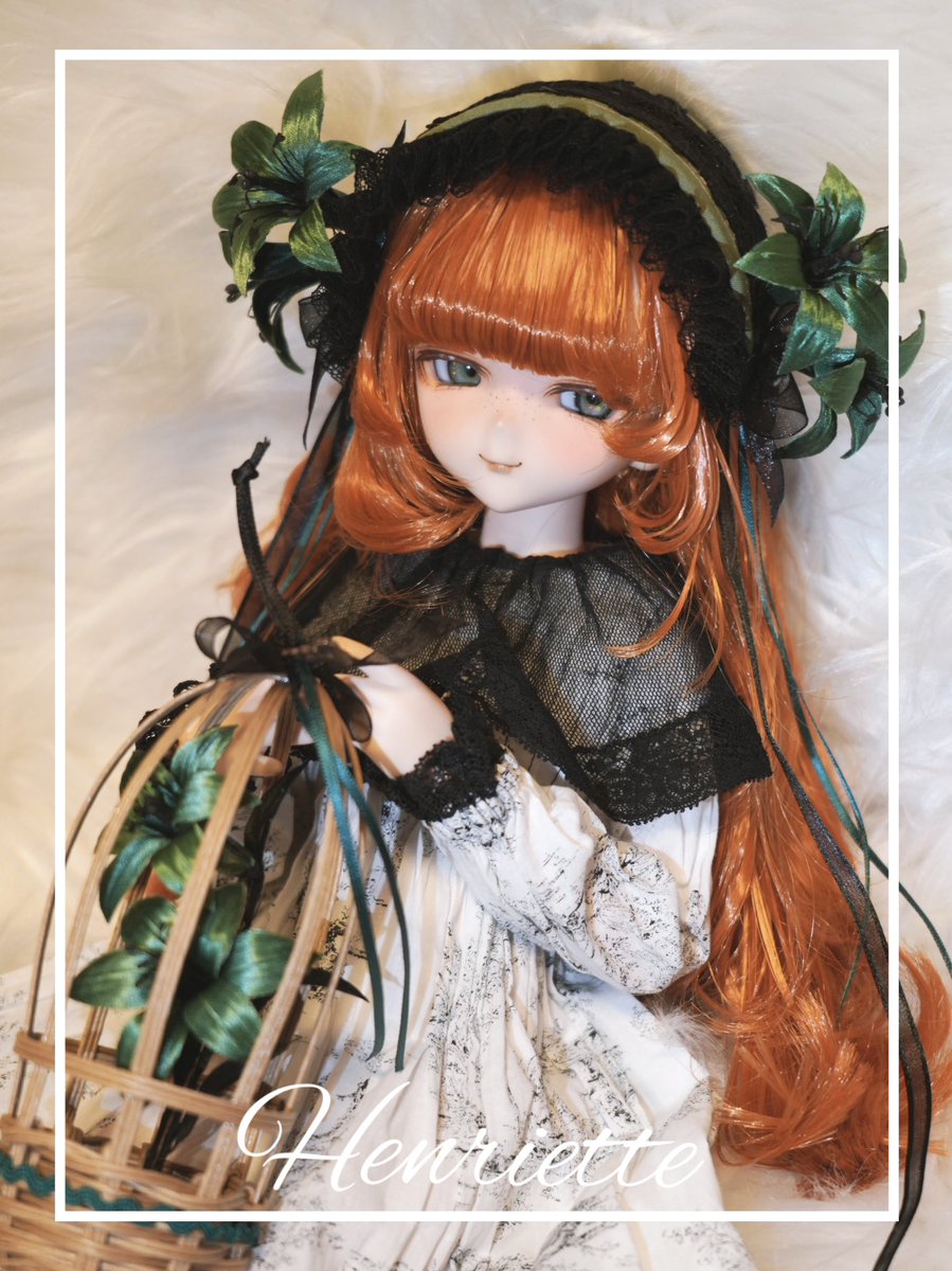 💎宝石の百合💎 ・アクアマリン カチューシャとブーケ ・タンザナイト