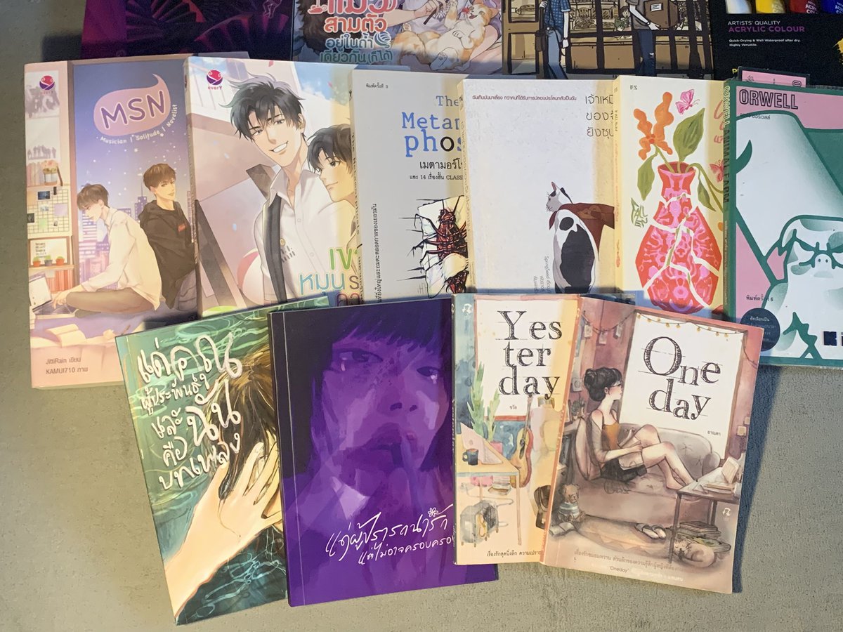 xxxcmn's tweet photo. โล๊ะหนังสือมือสอง ฟรีค่าส่งคับ
หาเงินไปทำตามฝัน(ลมๆ แล้งๆ )

dm มาสอบถามหรือขอดูเพิ่มเติมได้นะคับ
รับหลายเล่มลดได้คับ

ดินปั้นกับสีอะครีลิคไม่เคยแกะคับ(ไม่มีเวลาปั้น;-;)
#ส่งต่อหนังสือ #ส่งต่อหนังสือมือ2 #หนังสือมือสอง #หนังสือมือสองสภาพดี #ดินปั้น #สีอะครีลิค https://t.co/zcpd6grGSN