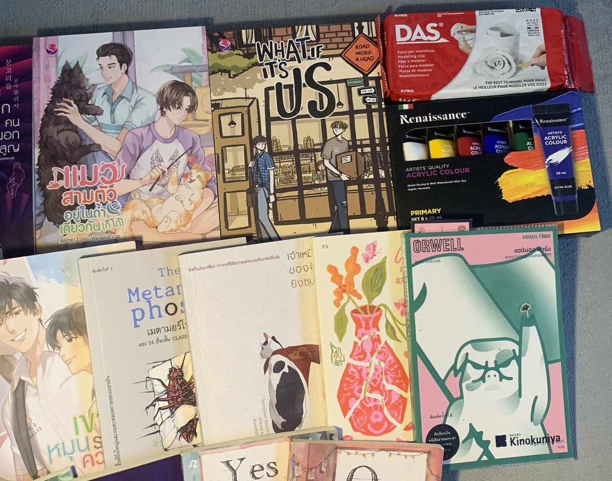 xxxcmn's tweet photo. โล๊ะหนังสือมือสอง ฟรีค่าส่งคับ
หาเงินไปทำตามฝัน(ลมๆ แล้งๆ )

dm มาสอบถามหรือขอดูเพิ่มเติมได้นะคับ
รับหลายเล่มลดได้คับ

ดินปั้นกับสีอะครีลิคไม่เคยแกะคับ(ไม่มีเวลาปั้น;-;)
#ส่งต่อหนังสือ #ส่งต่อหนังสือมือ2 #หนังสือมือสอง #หนังสือมือสองสภาพดี #ดินปั้น #สีอะครีลิค https://t.co/zcpd6grGSN