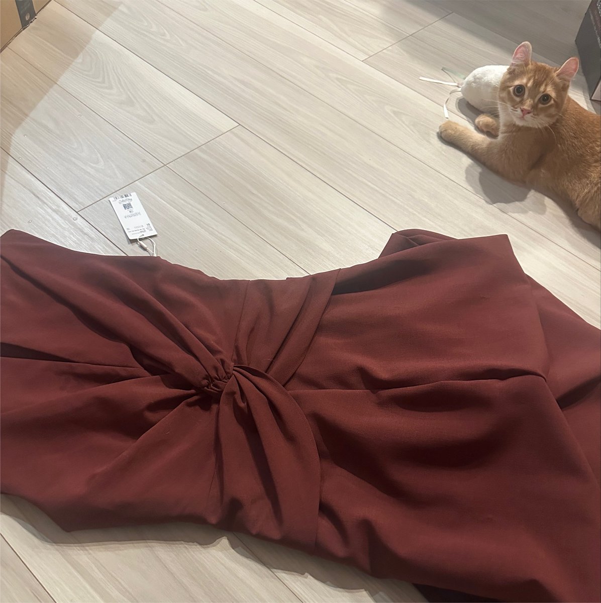 dApp1_____'s tweet photo. あと、
めちゃかわワンピース買ったのでみてくださいと思って撮影したら
既にﾈｯｺの足跡ついてて😂

まだ着てないのにw

シンプルだけど上品な感じもあってきゃわいいよね https://t.co/yh0hmnAOr1