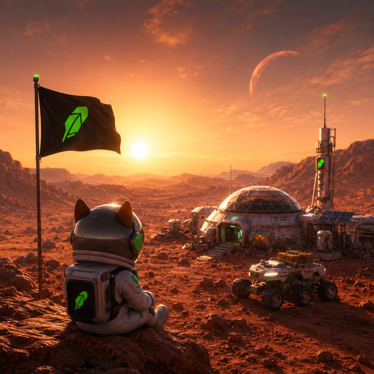 PlayMarsverse's tweet photo. GM, Robinhood degens. 🔴☕

Mars isn't going to colonize itself.

We're building while others are still looking for the next chart.
See you on the Red Planet. 🚀

@RobinhoodApp @RobinhoodChain #RobinhoodChain https://t.co/zUBRsov5GL