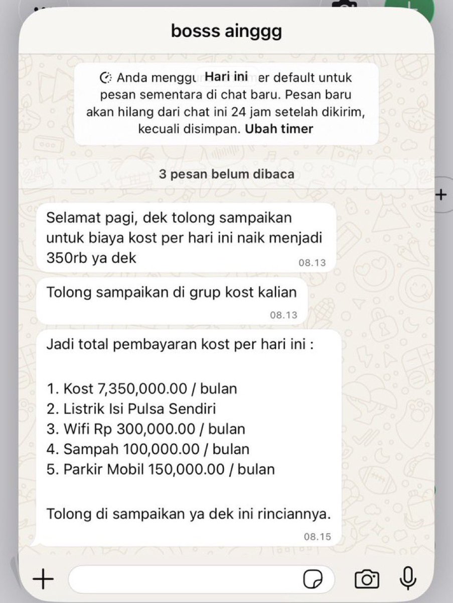 bvtrass's tweet photo. Kost di jkt gini amat, gw baru cek wa di hp lagi satu udh bayar kost aja bulan depan https://t.co/WWDUErQswm