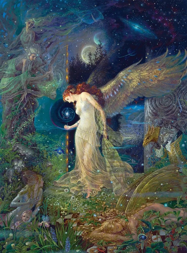 elemmiressoul's tweet photo. "Luna"
—Kinuko Y. Craft https://t.co/Hnz0M8P9Mh
