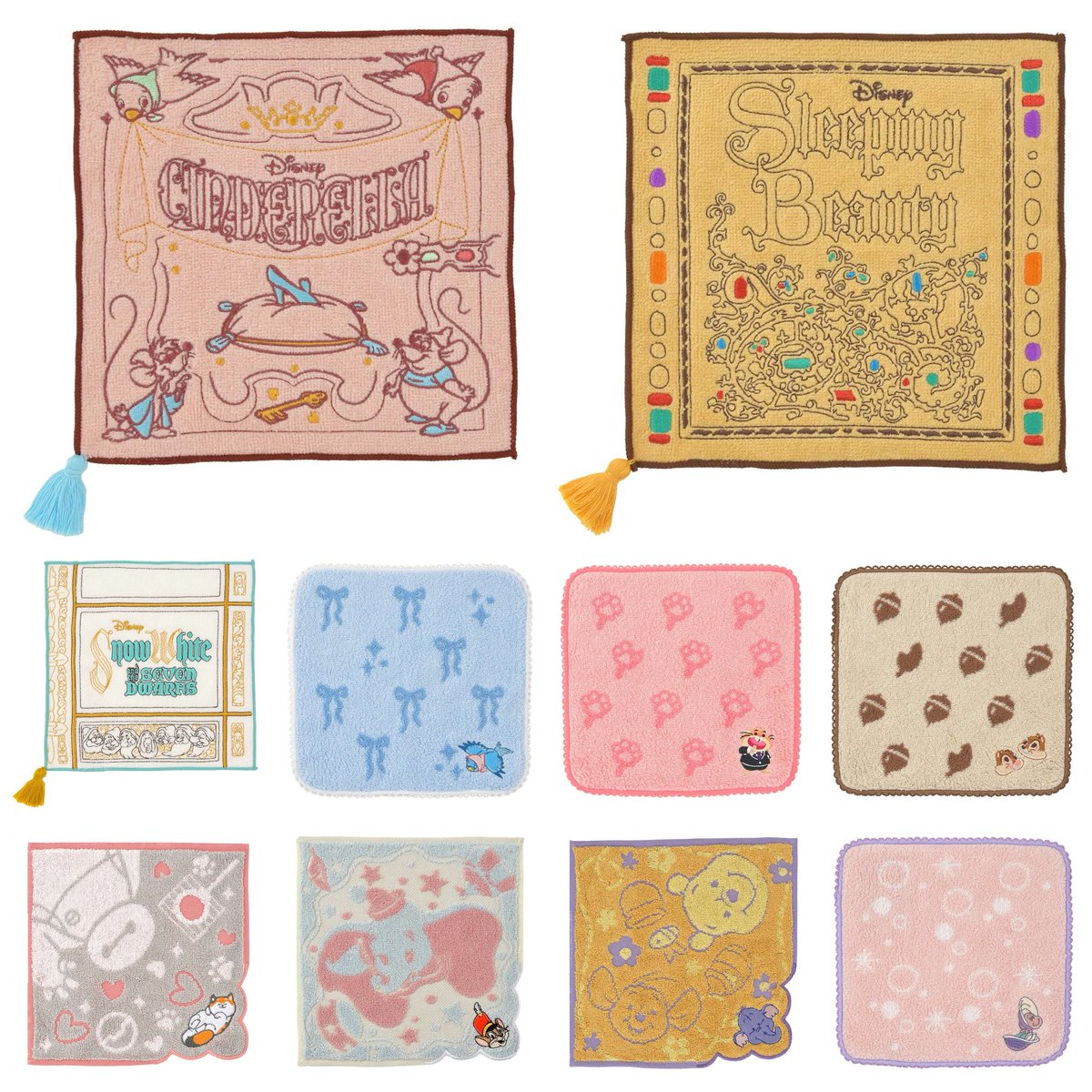 tdr_doria's tweet photo. 【ディズニーストア】
ディズニープリンセス作品のオープニングに登場する1冊をモチーフにした華やかなデザインやキャラクターのアップリケ刺繍が可愛いミニタオルが登場しました☆

https://t.co/2gTnVXOPzk
#ディズニーストア #Disney https://t.co/fSHy7idSI2