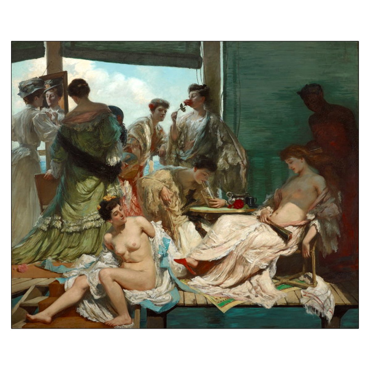 pohoartist's tweet photo. Art Inspiration For Today: Summer Time by Rupert Bunny (Australian), oil on canvas, genre: Post-Impressionism, Figurative Art, ca. 1907
(Art Gallery of New South Wales, Sydney)
#summertime #rupertbunny #artinspiration #artonx https://t.co/kwSfEW3Prx