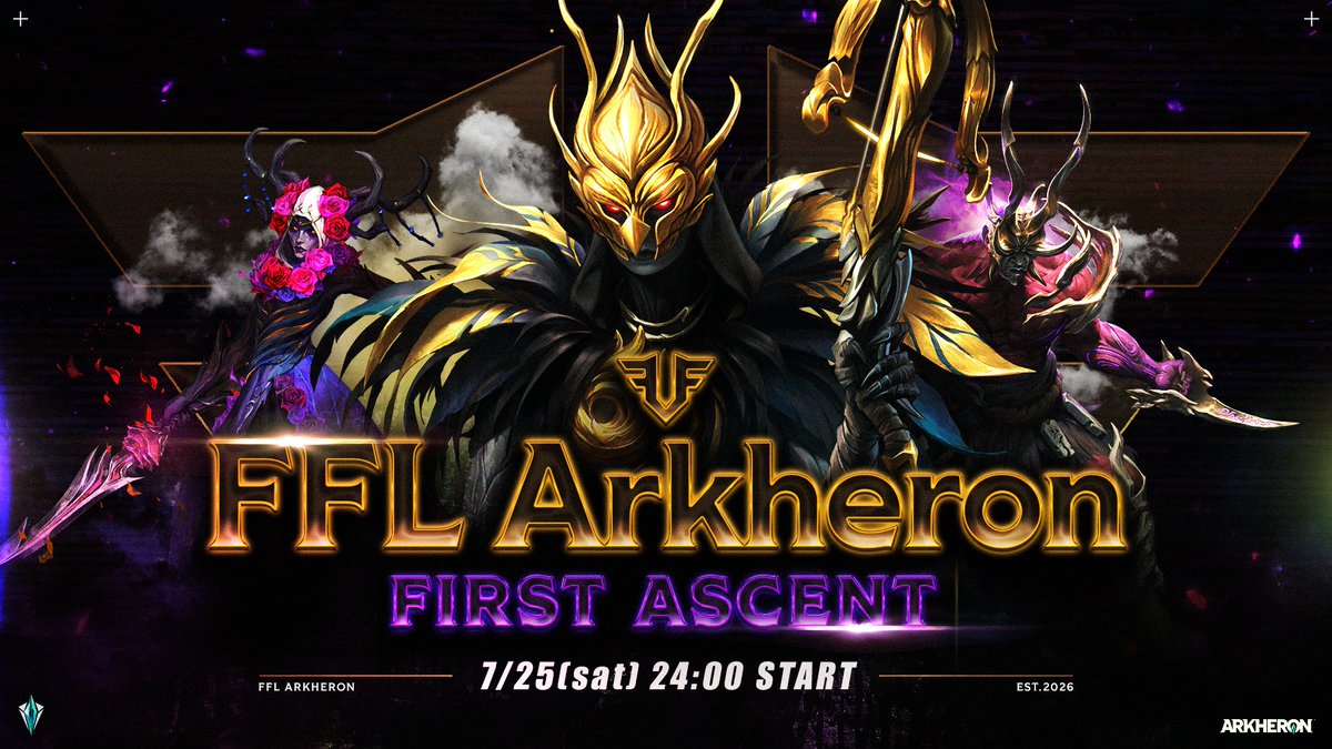 _FFL_OFFICIAL's tweet photo. ＼　　\\⠀　　  ⠀　　　//　　／
FFL Arkheron: First Ascent
／　　//　　　⠀　　 ⠀\\　　＼

本日24:00 START✨

🏆優勝賞品🏆
各ブロックを踏破（優勝）したチームに
Amazonギフト券15,000円分を進呈✨

ソロ・デュオ・トリオ、どのスタイルでも参加OK🙌
※日本国内在住の方のみ参加可能
※25日に踏破したメンバーは26日には参加できません

▼参加登録はDiscordサーバーから
 https://t.co/vGQc7xl6zM
🎮Steam Store（Arkheron）
 https://t.co/wxvCeLF2rc

#Arkheron #FFL #アーケロン