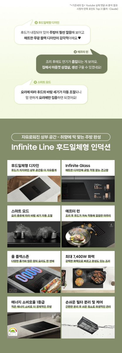 ERUTA17's tweet photo. [삼성전자] 주방이 예뻐지는 ‘후드일체형 인덕션’ 소문내기 이벤트! 
https://t.co/3RwR65aXIW

#삼성전자 #InfiniteLine후드일체형인덕션 #삼성인덕션 #삼성AI신혼가전 #삼성전자이벤트 https://t.co/1FDMO4Xf30