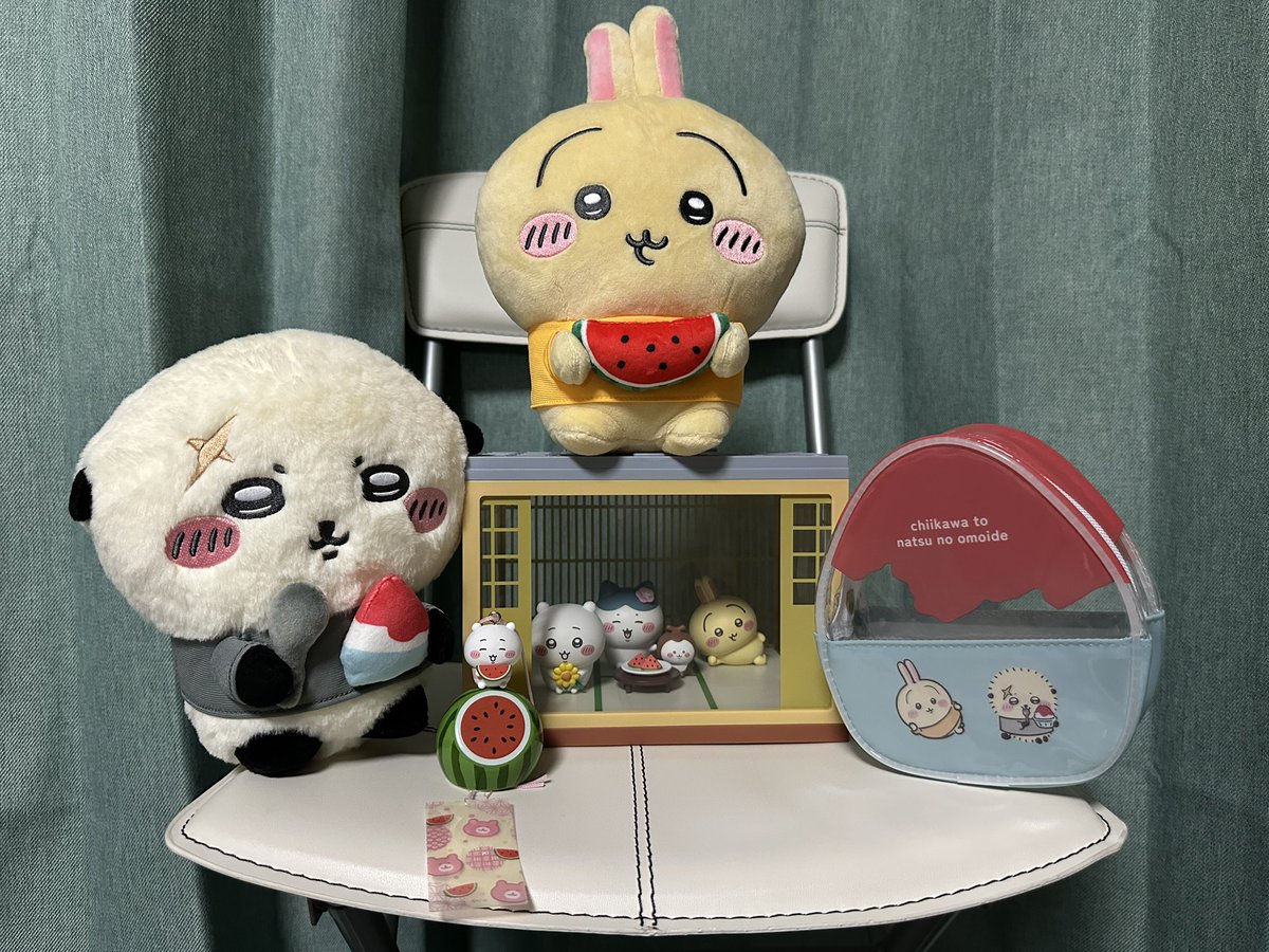 thiwik8's tweet photo. #ちいかわくじ #chiikawakuji 
5回引いた結果 https://t.co/Yybg86cflb