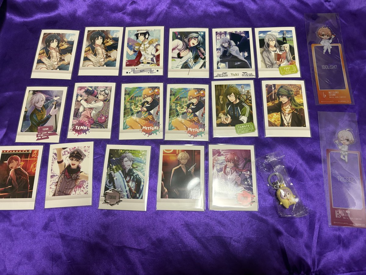 HajiForyou's tweet photo. 譲渡 アイナナ あんスタ ディアラバ 桃源暗鬼 ツイステ パラライ ブレマイ 魔男のイチ ファンバス

譲▶︎ 画像参照

求▶︎ 送料のみ 
PayPay(マネーのみ)、メルペイ、ゆうちょ銀行振込

迷子が入らないのでお迎え可能な方がいましたらお願いいたします🙇‍♀️ https://t.co/amOSSmljrp