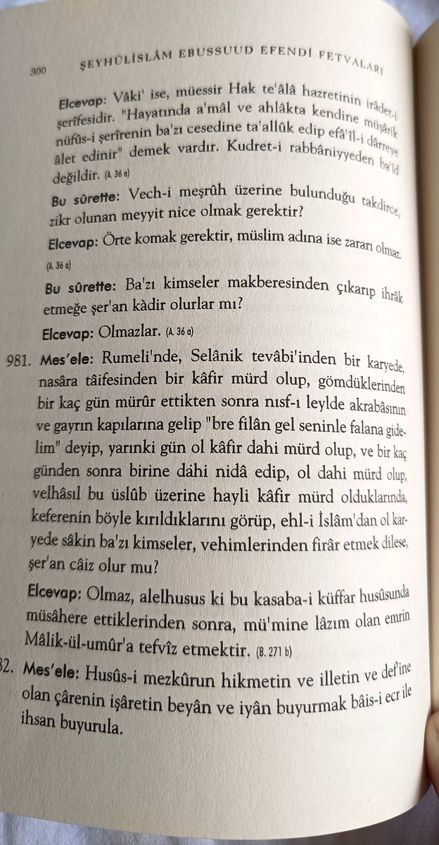 lamaraasyat's tweet photo. #EbussuudEfendi  fetvalarından https://t.co/9XhpquL7jS
