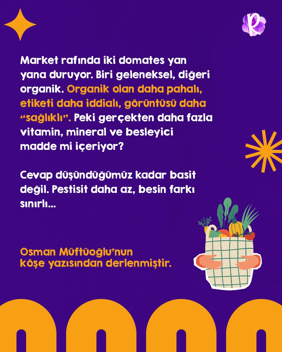 rozakadin's tweet photo. "Organik gıda daha mı besleyici?"  

Prof. Dr. Osman Müftüoğlu kaleme aldı

https://t.co/lWWng91WIE https://t.co/A8KMZuXxLw