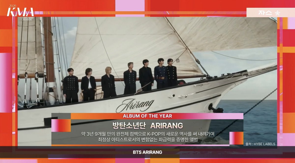 MuSicemia's tweet photo. บังทันชนะรางวัลแดซัง “Album of the Year” จาก งาน KM Chart Awards 2026 ยินดีด้วยค่า 🎉🎉🎉🎉🎉🎉 https://t.co/MtRLqUKdpf