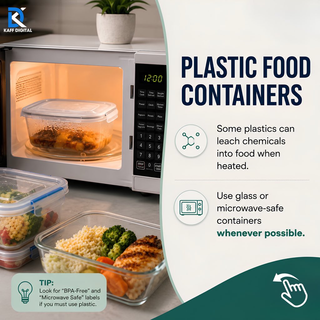 KaffDigital's tweet photo. Is your kitchen secretly exposing you to harmful chemicals? From non-stick pans to plastic containers, everyday items might be hiding unexpected health risks.
#HealthyHome #KitchenSafety #NonToxicLiving #SustainableSwaps #KaffDigital https://t.co/euRnnnSGPF