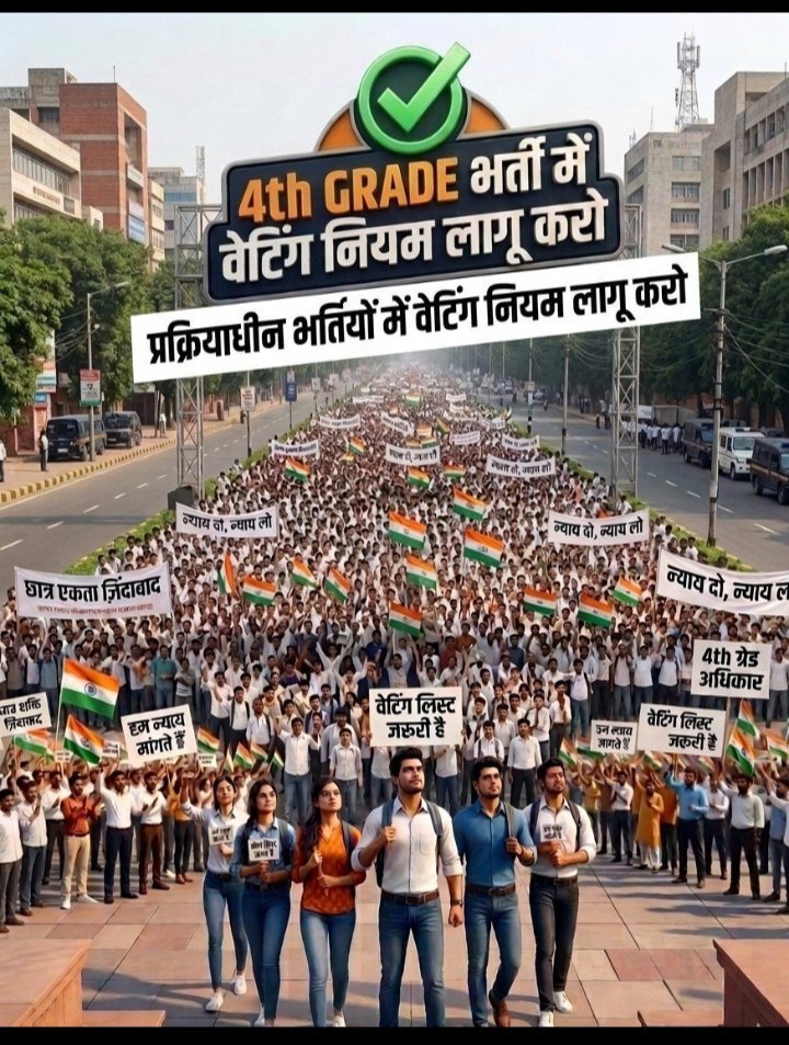sonukhatan43796's tweet photo. #4Th_grade_1YearWaitingRule को लागू करना समय की मांग है। युवाओं के भविष्य बनाने के लिए सरकार से निवेदन है कि 1 वर्ष की वेटिंग नियम 4th ग्रेड सहित प्रक्रियाधीन में जल्द से जल्द लागू किया जाए
@BhajanlalBjp @RajCMO @svoruganti1466
@jawaharbedam
@KumariDiya
@gssjodhpur https://t.co/XVBD5CBqib