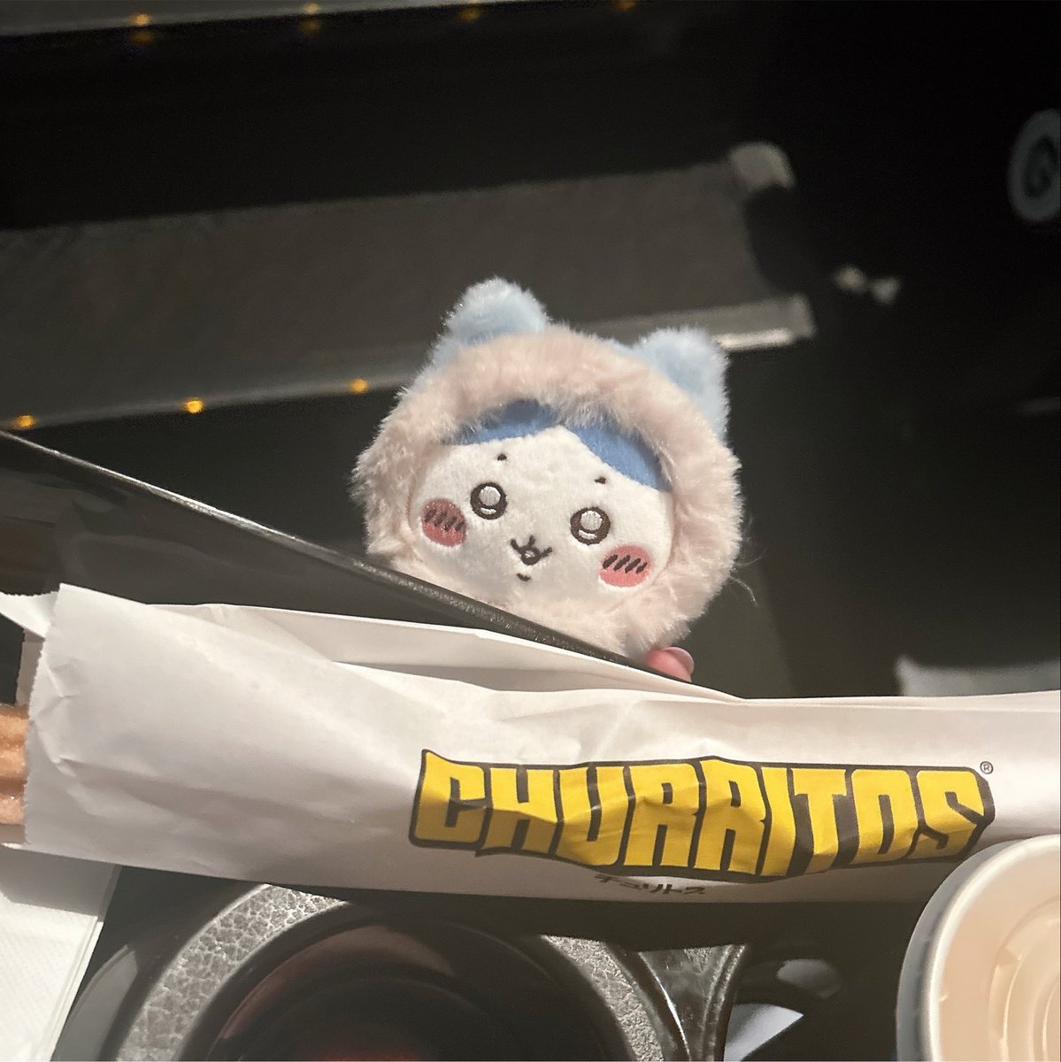 sirosheep's tweet photo. 特典開ける前に隣のお姉さんが「うさぎがよかった」って言ってるのが聞こえて、開けたら丁度うさぎが出たから、何でもいいしなーと思って、うさぎが好きなんですか？出たんですけど交換しますか？って聞いたらハチワレが出てたみたいで、happyな交換できた🥹
ありがとうございます🩵🫶 https://t.co/yjkYM9HA0P