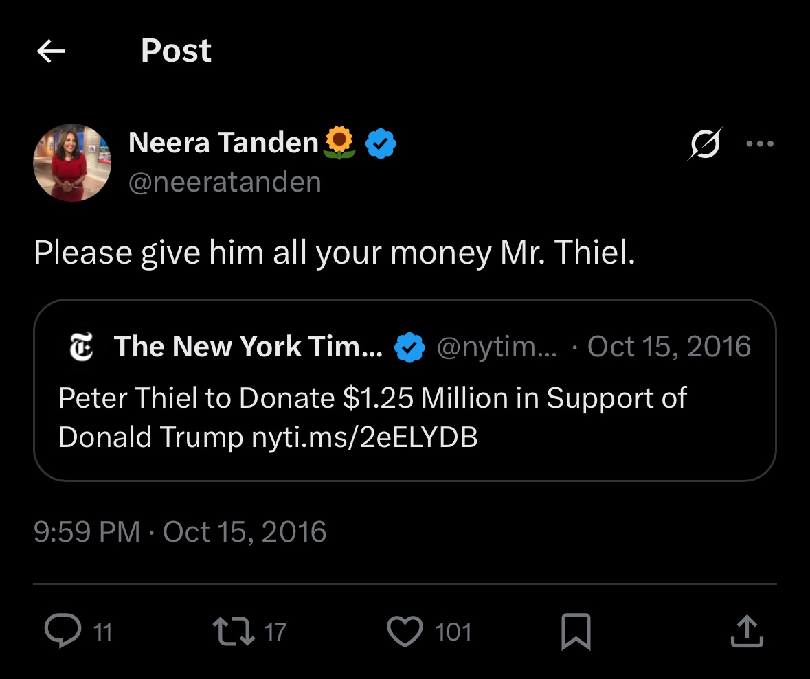 jacktymac's tweet photo. This woman is the anti-oracle, all-time poor judgement

Naturally she is revered within the Democratic establishment, who love being told they are popular and good at their jobs https://t.co/yI9AEyo2B0