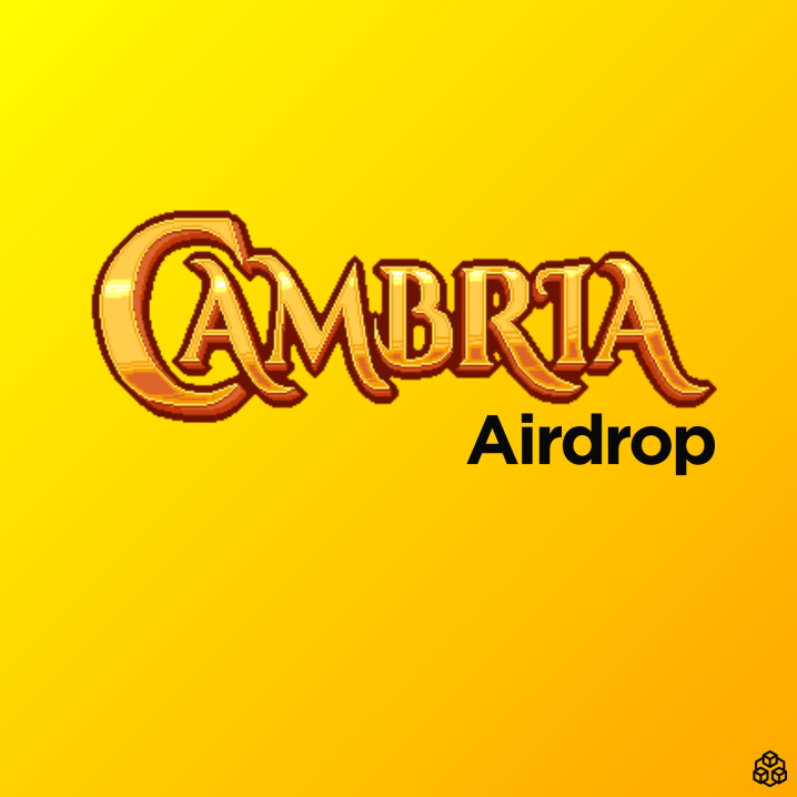 web_airdrops's tweet photo. 🪂 Cambria Airdrop 🪂

@playcambria is a browser-based MMORPG that combines traditional gameplay with on-chain mechanics

💸 The project has raised approximately $5.5 million

💰 Backed by 1kx, BITKRAFT Ventures, Sky Mavis and angel investors

⭐️ The airdrop is officially confirmed. Players can earn Loot Chests containing future $RSGP tokens

————————————————————————

🟨 Step 1

• Visit the Cambria Lobby: https://t.co/i9Oi6jCwu2
• Click "Sign in to play"
• Create your username

(Optional) Enter the following invite code to receive a Dungeon Chest and a Dungeon Souvenir as welcome rewards: web3drops

———————

🟨 Step 2

• From your dashboard, click "Link your wallets"
• Connect all of your EVM and Solana wallets to maximize your eligibility for Loot Chests

Cambria automatically checks your previous ecosystem activity, including interactions on Hyperliquid, Solana and Polymarket, rewarding eligible users with additional Loot Chests

———————

🟨 Step 3

• Open the "Genesis Airdrop" section and complete all available quests to earn points
• Next, head over to the "Play" section and start exploring the world of Cambria
• Complete in-game quests, explore dungeons, islands and other game modes

————————————————————————

Cambria airdrop guide for free: https://t.co/Fuca8kYV27
