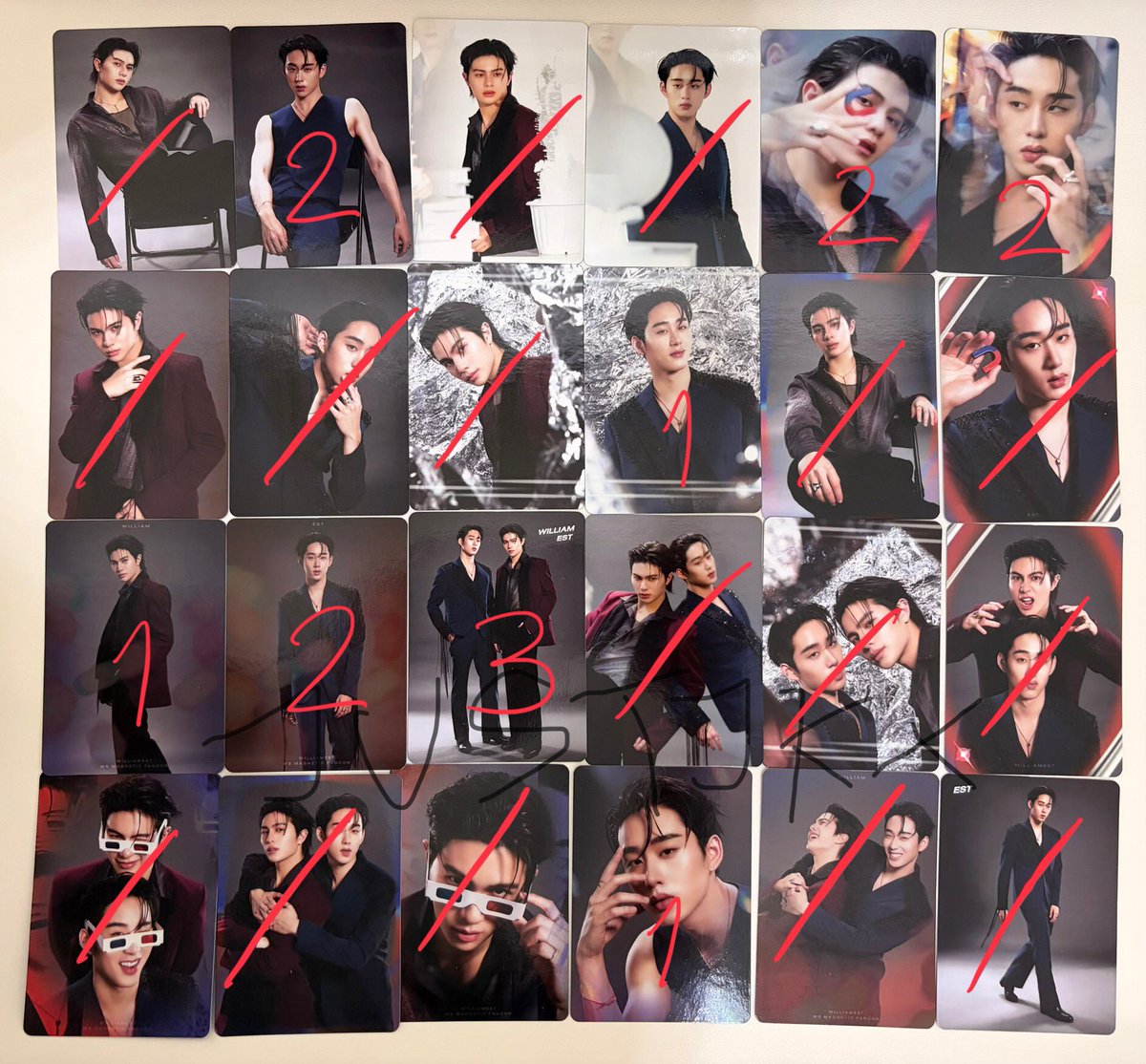 JUSTJKX's tweet photo. ꒰ ⸝⸝   wts  / พร้อมส่ง  ♡̶ ꒱

✧  การ์ด WilliamEst WE Magnetic Fancon วิลเลี่ยม เอส

✦ ใบละ 30 ฿ 
✦  รับ 6 ใบขึ้นไปลดเหลือใบละ 25 ฿

📦 ค่าส่ง 45฿ ❕
♡ DM เพิ่มเติมได้ค่ะ (っ'-')╮=͟͟͞͞ ✉️

#ตลาดนัดgmmtv #ตลาดนัดgmm
#ตลาดนัดWilliamest #ตลาดนัดวิลเลี่ยมเอส https://t.co/PcLAjwCeMO