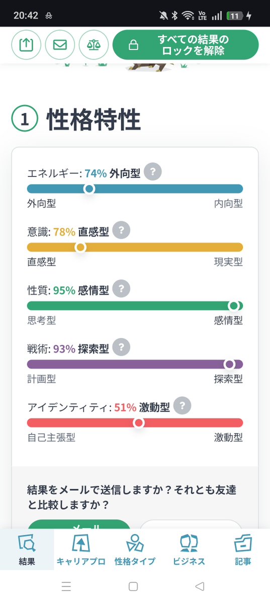 bluesub0702's tweet photo. もう一回やってみたけど、すげー適当に生きてそうでウケる
まあ間違ってないけど https://t.co/siQZLGKpLB