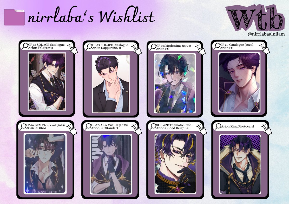 nirrlabaalnilam's tweet photo. nirrlaba's Wishlist

aku akan sangat berterimakasih jika kalian mau menawarkan padaku(⁠◕⁠ᴗ⁠◕⁠✿⁠) 
tidak menerima harga overprice dan bundling asal-asalan
terimakasih~

#warungeos https://t.co/TM9R9vq2Za