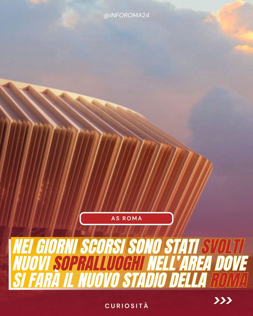 inforoma24's tweet photo. 🟡🔴 Il 27 luglio prenderà il via la conferenza dei servizi decisoria che deve approvare il progetto del nuovo stadio dell’#ASRoma.
☝🏻 La conferenza sarà presidiata da Massimo #Sessa, che si occupa degli interventi connessi a #EURO32.
📲: @CalcioFinanza https://t.co/fMlD1ge8sD