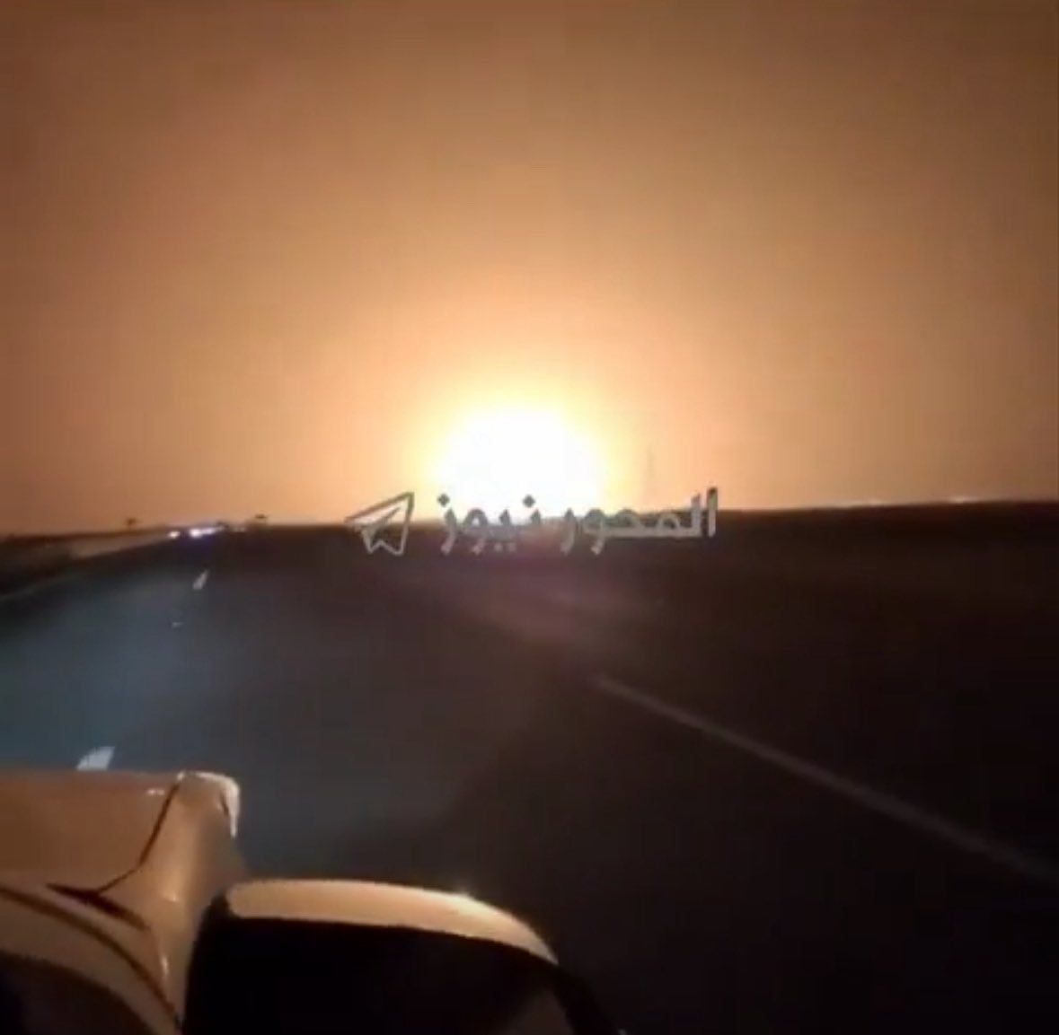 AryJeayBackup's tweet photo. Additional footage from the attacks on ARAMCO in Jazan, Saudi Arabia. https://t.co/asC7wFtrUz