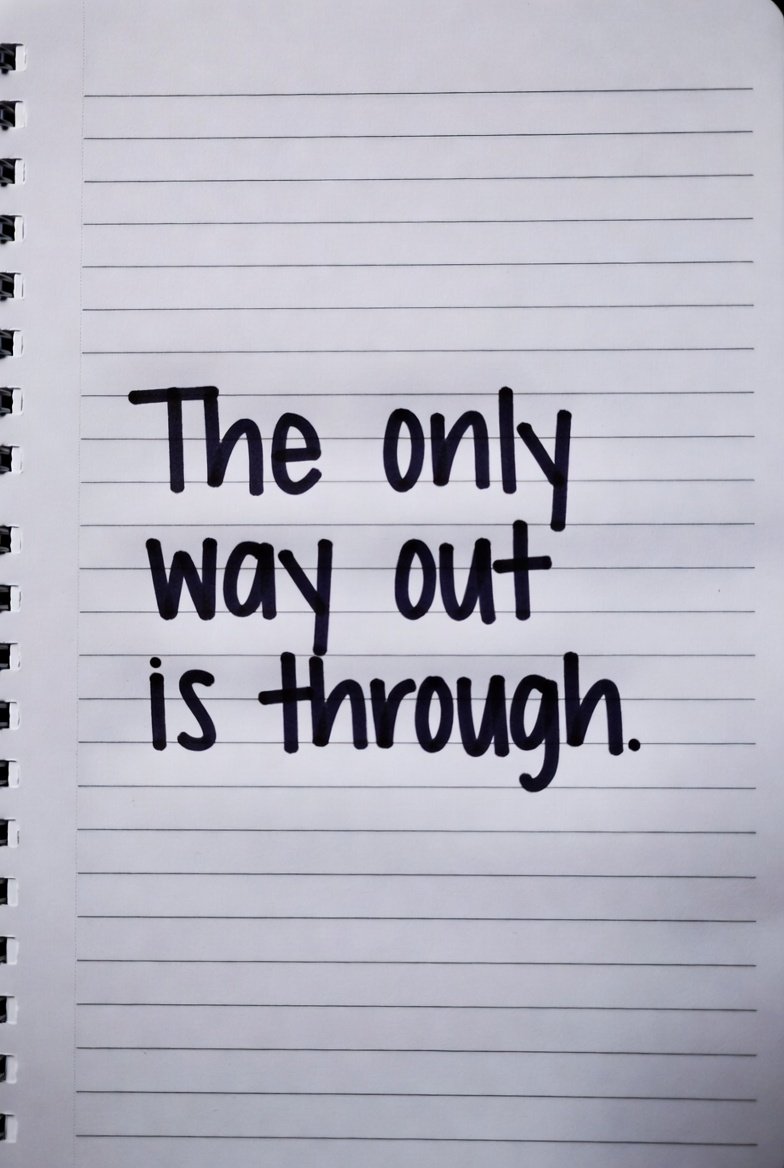 gianthologist's tweet photo. The only way out is through.
What are you pushing through today? 👇
#PushThrough https://t.co/xuzWCQCeGs