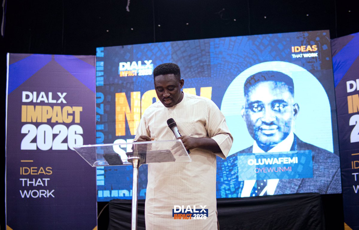 dialxafrica's tweet photo. Ideas are powerful, but action is what gives them life.

At DIALx IMPACT 2026, Oluwafemi Oyewunmi reminded us that action bridges the gap between imagination and reality.

The future belongs to those who move beyond thinking and start building.

#DIALxImpact2026 #IdeasThatWork #dialx
