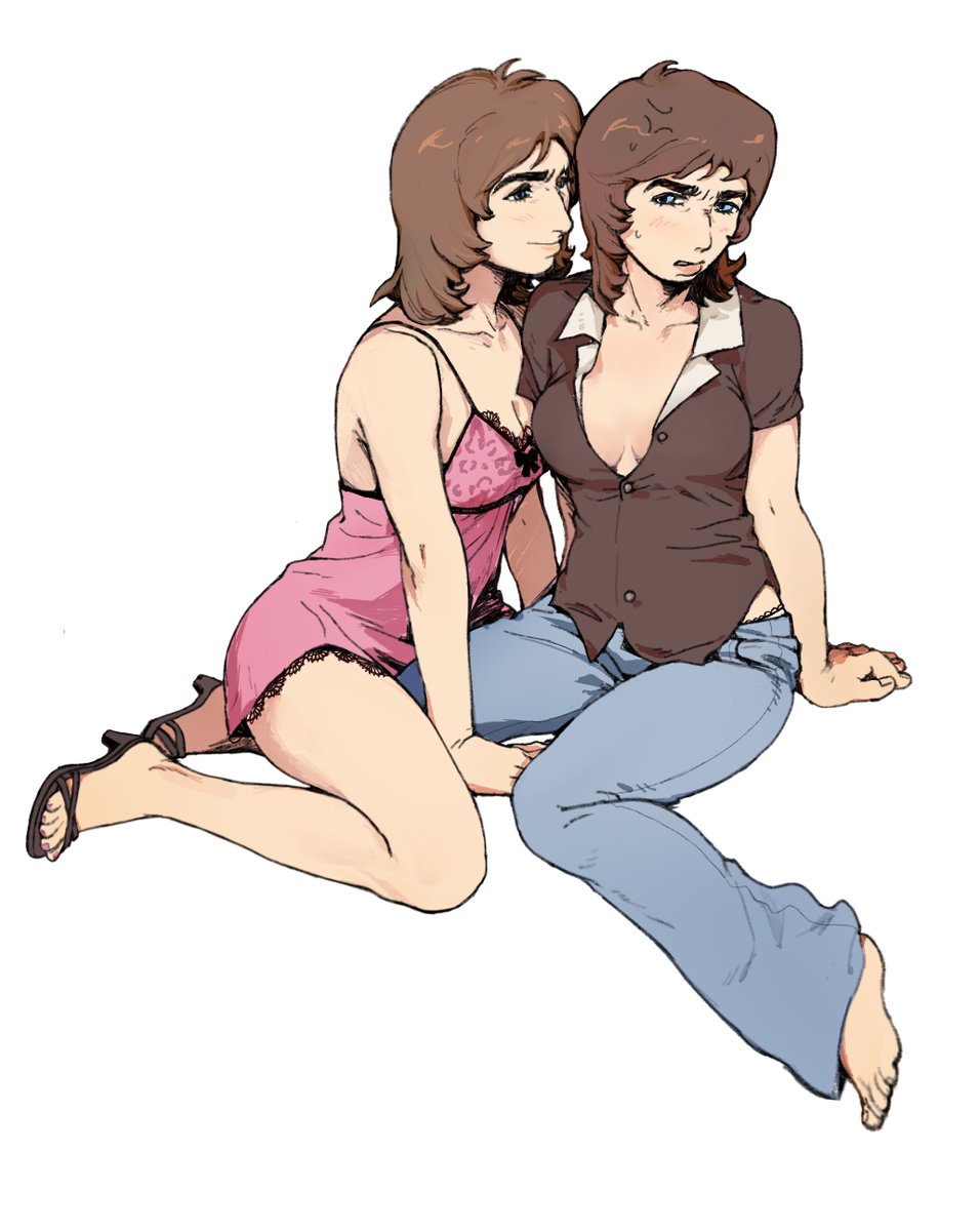 mukuai123's tweet photo. 不男不女的178壮妹和她的大胸男人婆大姐 https://t.co/Ty9938UnRL