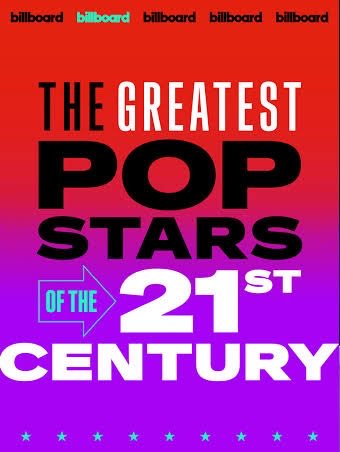 ChartUpdate_'s tweet photo. Billboard’s Top 25 Greatest Pop Stars of the 21st Century (Honorable mentions)

Beyoncé
Taylor Swift
Rihanna
Drake
Lady Gaga
Britney Spears
Kanye West
Justin Bieber
Ariana Grande
Adele
Usher
Eminem
Nicki Minaj
Justin Timberlake
Miley Cyrus
Jay-Z
Shakira
The Weeknd
BTS
Bruno Mars
Lil Wayne
One Direction 
Bad Bunny
Ed Sheeran
Katy Perry