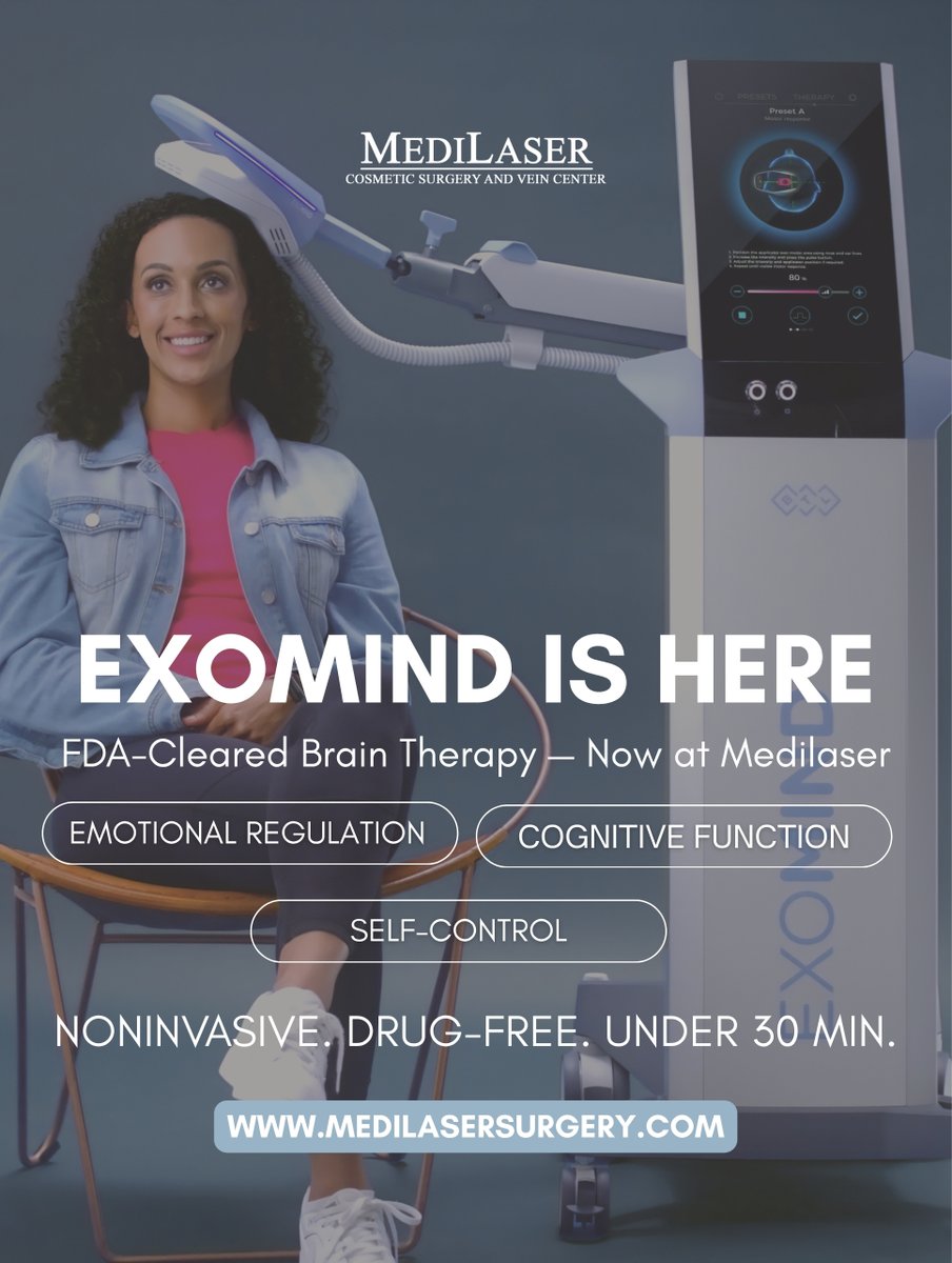 MediLaserFrisco's tweet photo. 📋 It's here. And consultations are open.
📞 469-362-8665 | https://t.co/t0IfzUJ7u4
😍 It's not vanity. It's confidence.
#Exomind #FriscoTX #DrGiraldo #Medilaser #TMS #BrainTherapy #MommyMakeover #FriscoMoms #BTL #BookNow #MentalWellness https://t.co/TKWiusIpsj