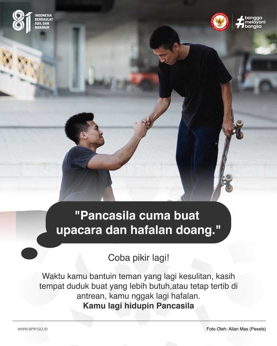 Badan Pembinaan Ideologi Pancasila tweet media