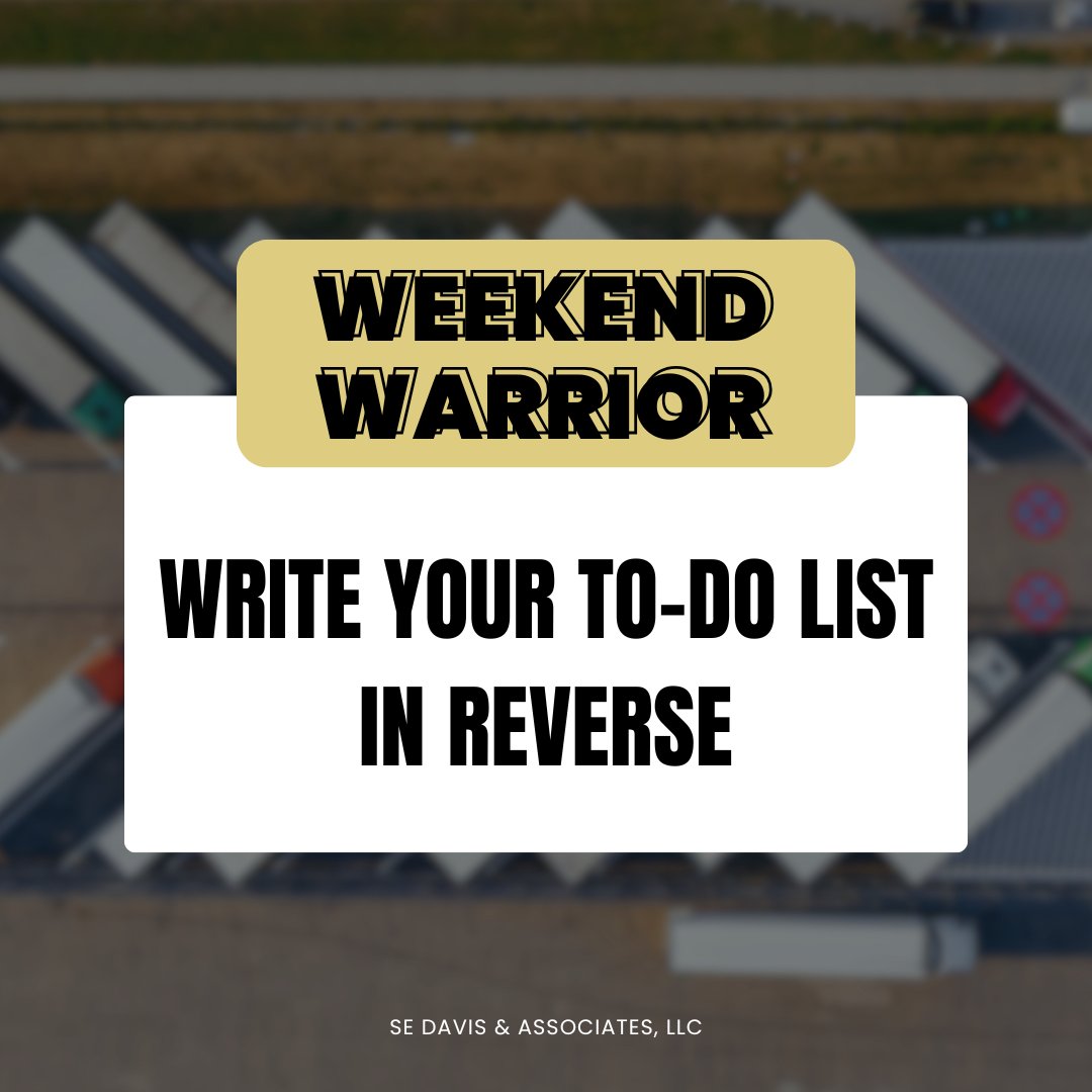 SEDavisAssoc's tweet photo. What if the real reason you feel burned out isn't your workload... but your to-do list?

We're sharing a helpful tip over on our Facebook page.

#weekendwarrior #motivation #productivity #productivitytips #mentalhealth #workplace #burnout #sedavisassociates https://t.co/IhwwjYZK3u
