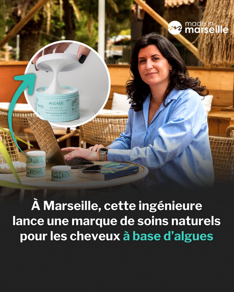 MadeMarseille's tweet photo. 🧴 Une ingénieure a développé à Marseille une nouvelle marque de soins. Son secret ? Les algues, pour lutter contre la déshydratation.

➡️ https://t.co/eWmd6vCNSW https://t.co/6w8igT6d8m