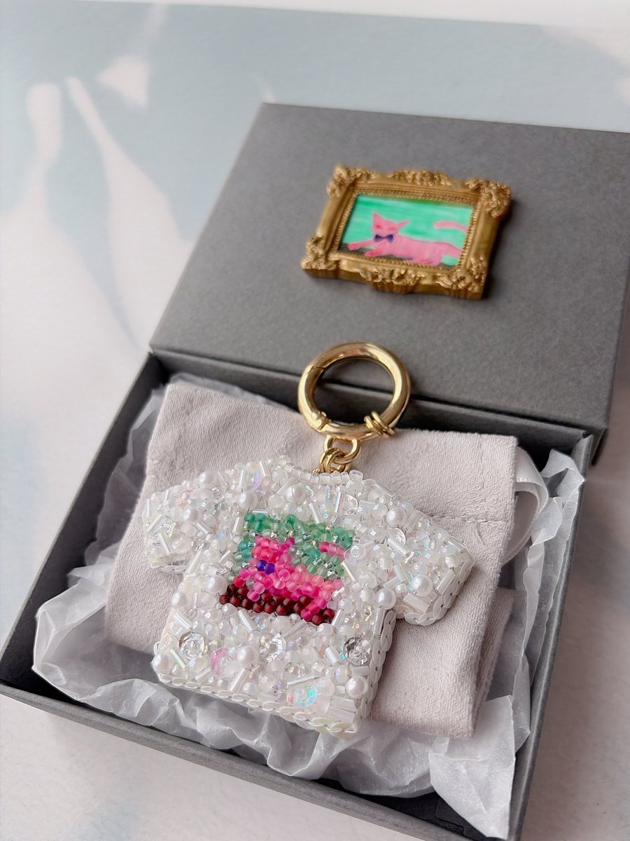 rosalie_sishu's tweet photo. 【販売開始】
こちらのシリーズ、8点をショップに追加しました！
すべて一点ものになります。
よろしくおねがいします🎀

🛒
https://t.co/ZoYExU5kDR https://t.co/pXkrtlw5GY