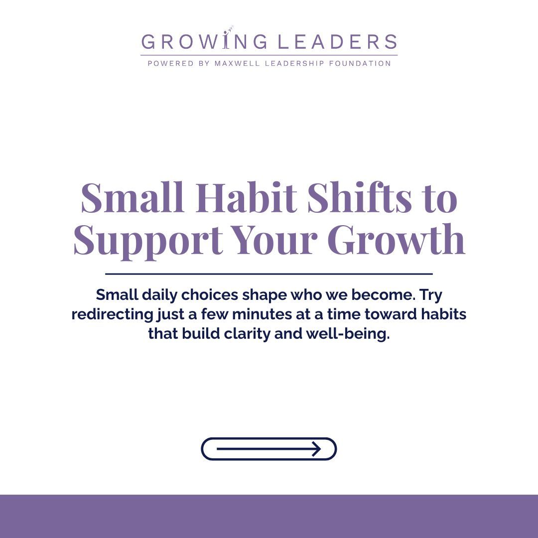 GrowingLeaders's tweet photo. 10 minutes of mindless scrolling or 10 minutes of fresh air and gratitude? 🙌🏾
Small habit shifts add up. Swipe through for 3 simple swaps to support your growth.
More at https://t.co/Fx25gp3q7m
#GrowingLeaders #ilead #studenttransformation #nextgeneration https://t.co/4R9pRBILP0