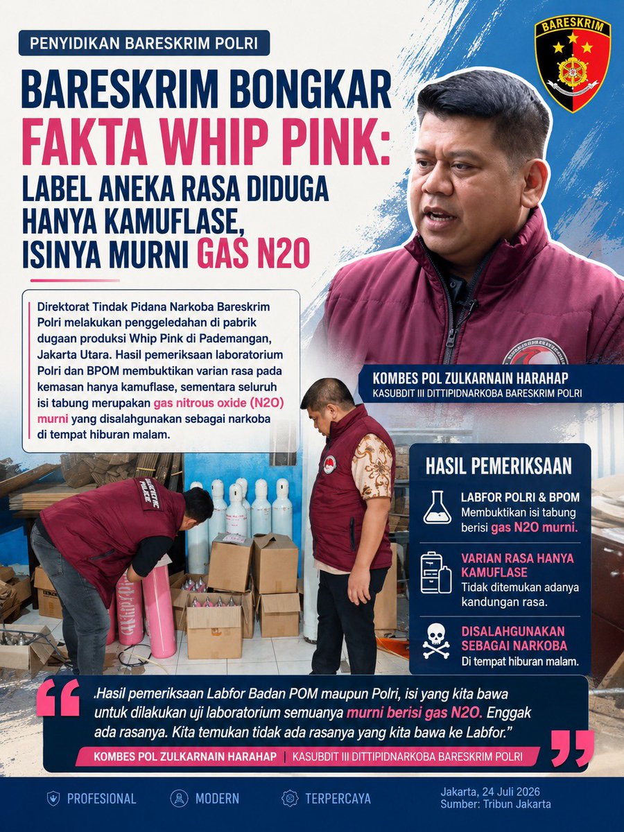Citraqgeh's tweet photo. Pengalihan tabung besar ke tabung kecil berkedok Whip Pink adalah tindak pidana. Patron siap berkolaborasi memberantas edar NarkobaN2O #GasNarkoba https://t.co/jiiq7BJoOZ