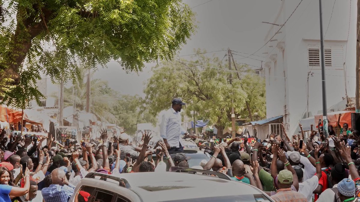 ABDUUUFAAAAL's tweet photo. Étape Bargny avec Ousmane Sonko. https://t.co/y6nTsnlWmK