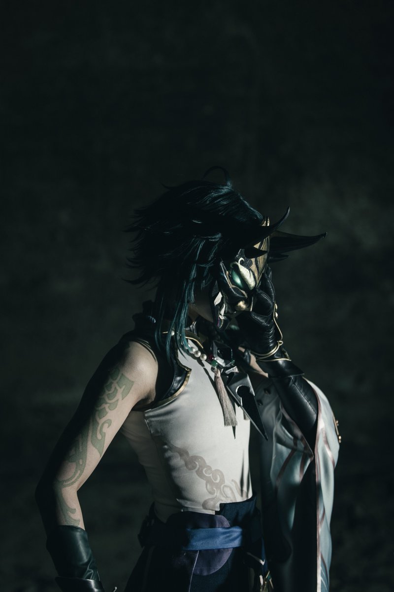 Kiu_amzik's tweet photo. cosplay - 原神 魈 #GenshinImpact #Xiao #コスナビ
model:Kiu photo:Chihiro
　
儺 https://t.co/Hn4NzkCEj5