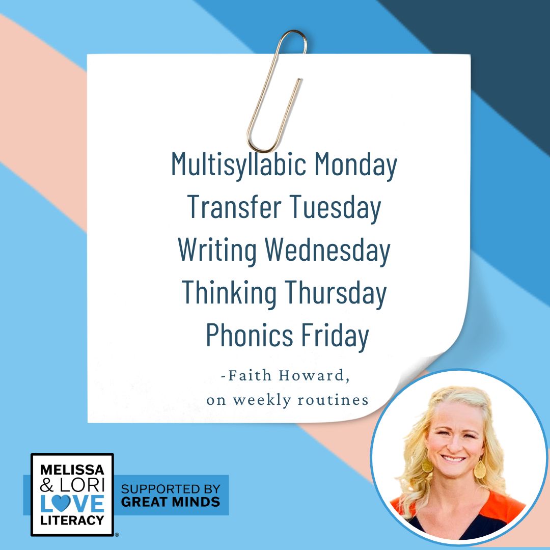 literacypodcast's tweet photo. We know you’re not planning your week on a Saturday…
(but also… maybe you are 😅)

Either way, this routine from Faith Howard is one you’ll want to keep!
Consistent, doable, and built for your classroom. 

Listen 🎙️ https://t.co/Nl1yE7Kftl https://t.co/MRkSgXmoHr