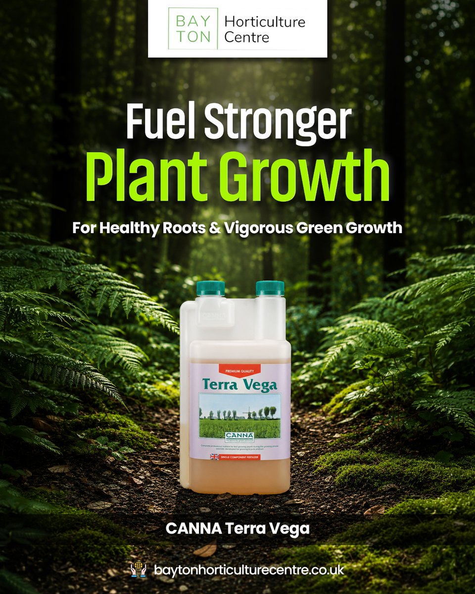 BaytonH35331's tweet photo. 🌿 Healthy plants begin with the right nutrition.

Give your plants the support they need with CANNA Terra Vega, available at Bayton Horticulture Centre.

🛒 Shop now for stronger growth.

#baytonhorticulturecentre #cannaterravega #plantnutrition https://t.co/RF0IBz3bqD