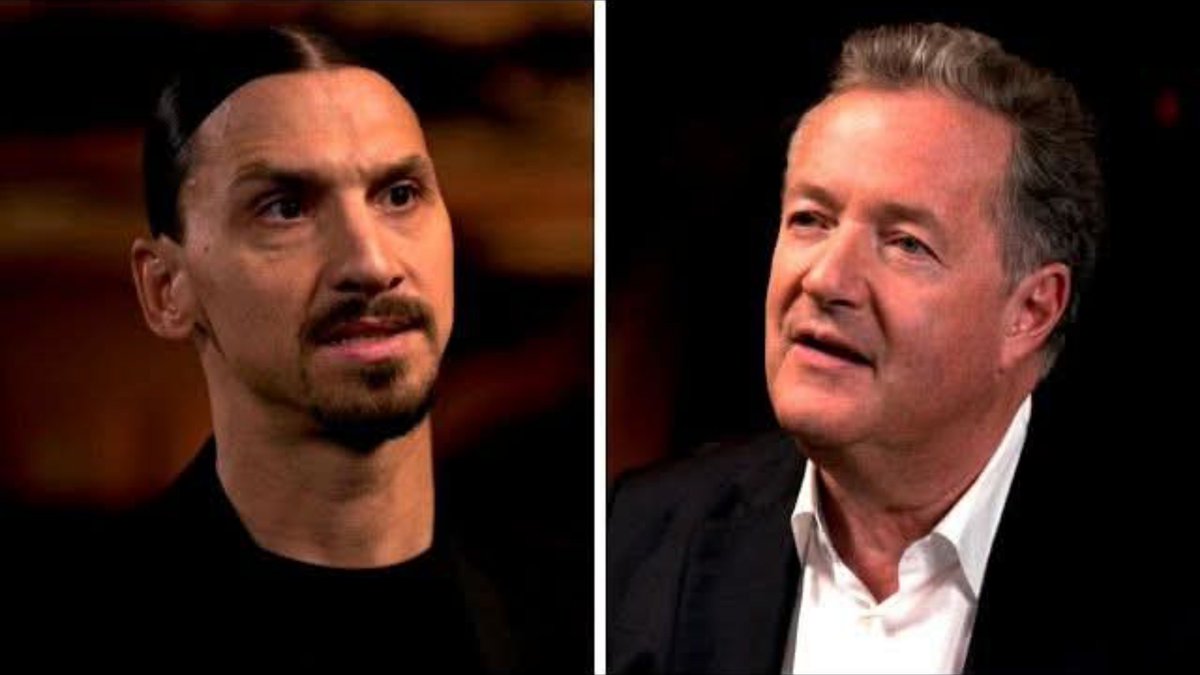 lazyxcraz's tweet photo. Piers Morgan 🗣️: “Ronaldo carried Real Madrid and won matches on his own. Messi can’t do that.”

Zlatan 🗣️: “After Messi left Barcelona, they went on to play in the Europa League twice. But after Ronaldo left Real Madrid, they went on to win multiple La Ligas and Champions Leagues. So now tell me, who was carrying whom?”