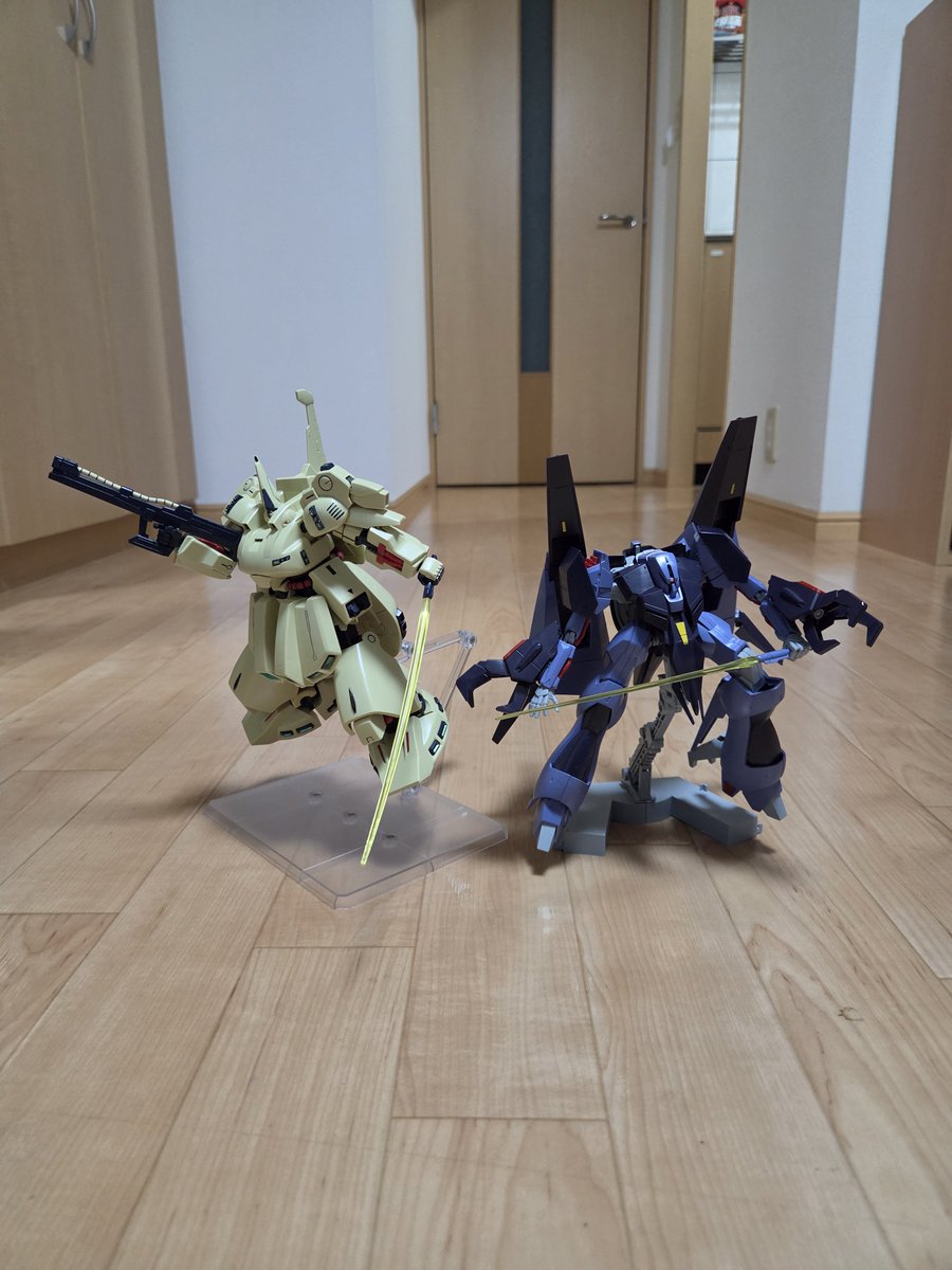 ST81111's tweet photo. #みりプラ
HG メッサーラ、HG ジ・Oです！シロッコが乗った機体です！この2体は出来が良くてかなりお勧めのキットですね(*^-^) https://t.co/N7O6FcOohw