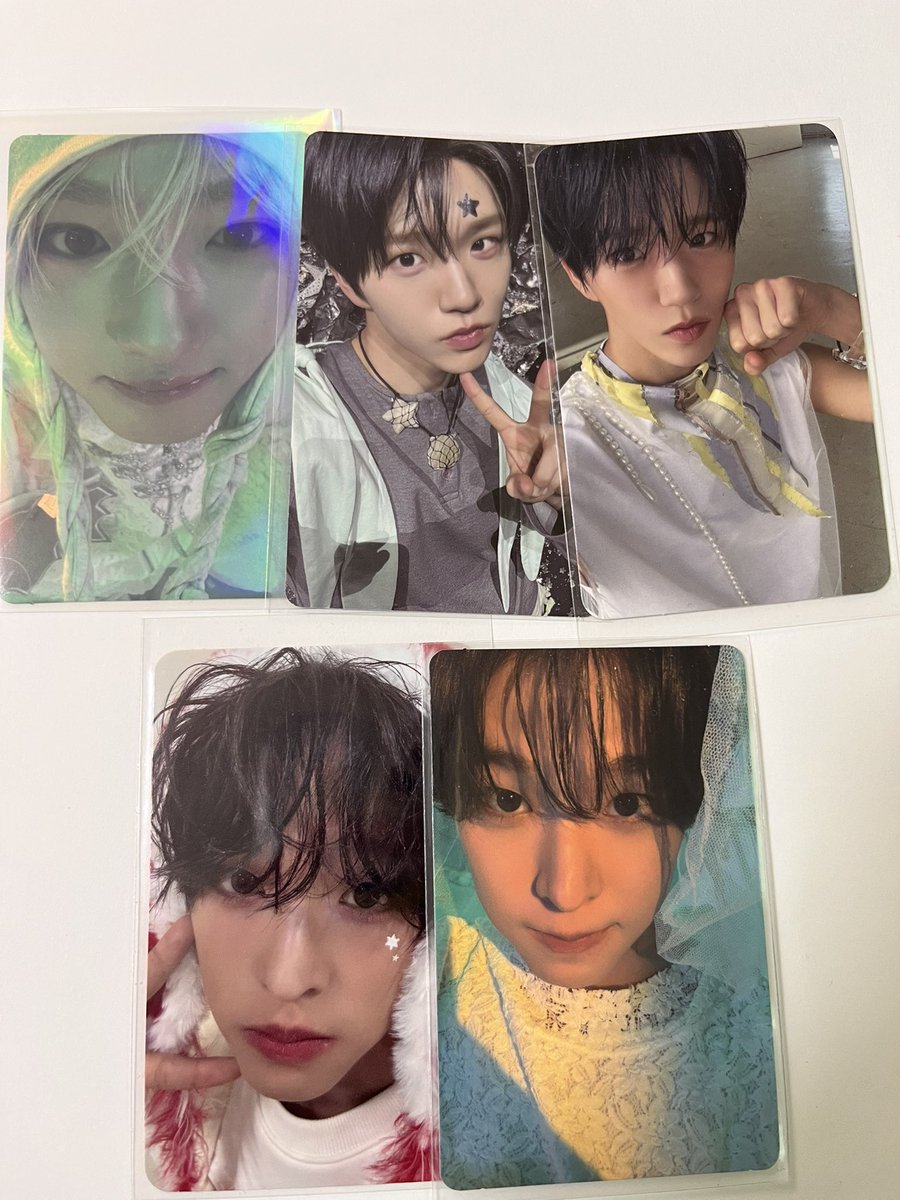 torhk_25's tweet photo. NCT WISH nctwish ウィシ YO-I-DON BOY MEETS GIRL Galaxy 交換
【譲】シオン、リク、ジェヒ、サクヤ、リョウ
【求】同種異種ユウシ
画像を参照ください。
TTとGalaxy Studioは同種のみ可。それ以外は過去トレカも検討します。
都内手渡しもしくは郵送での交換希望。お気軽にお声掛けください。 https://t.co/OaOSeOJyHv