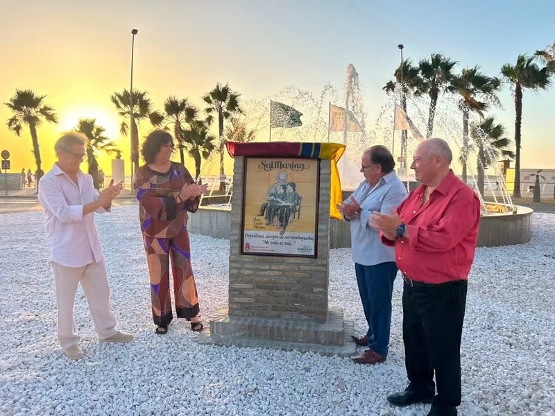 AytoSanlucar's tweet photo. 📸Acto de nominación de la rotonda dedicada a SalMarina en la fuente que une La Calzada de la Duquesa Isabel y el Paseo Marítimo 

🗣La alcaldesa de Sanlúcar, Carmen Álvarez🤝

#Sanlúcar #CiudadAmable #Cultura #Música

https://t.co/zxNlHRJPzY https://t.co/viCrz8pvN7