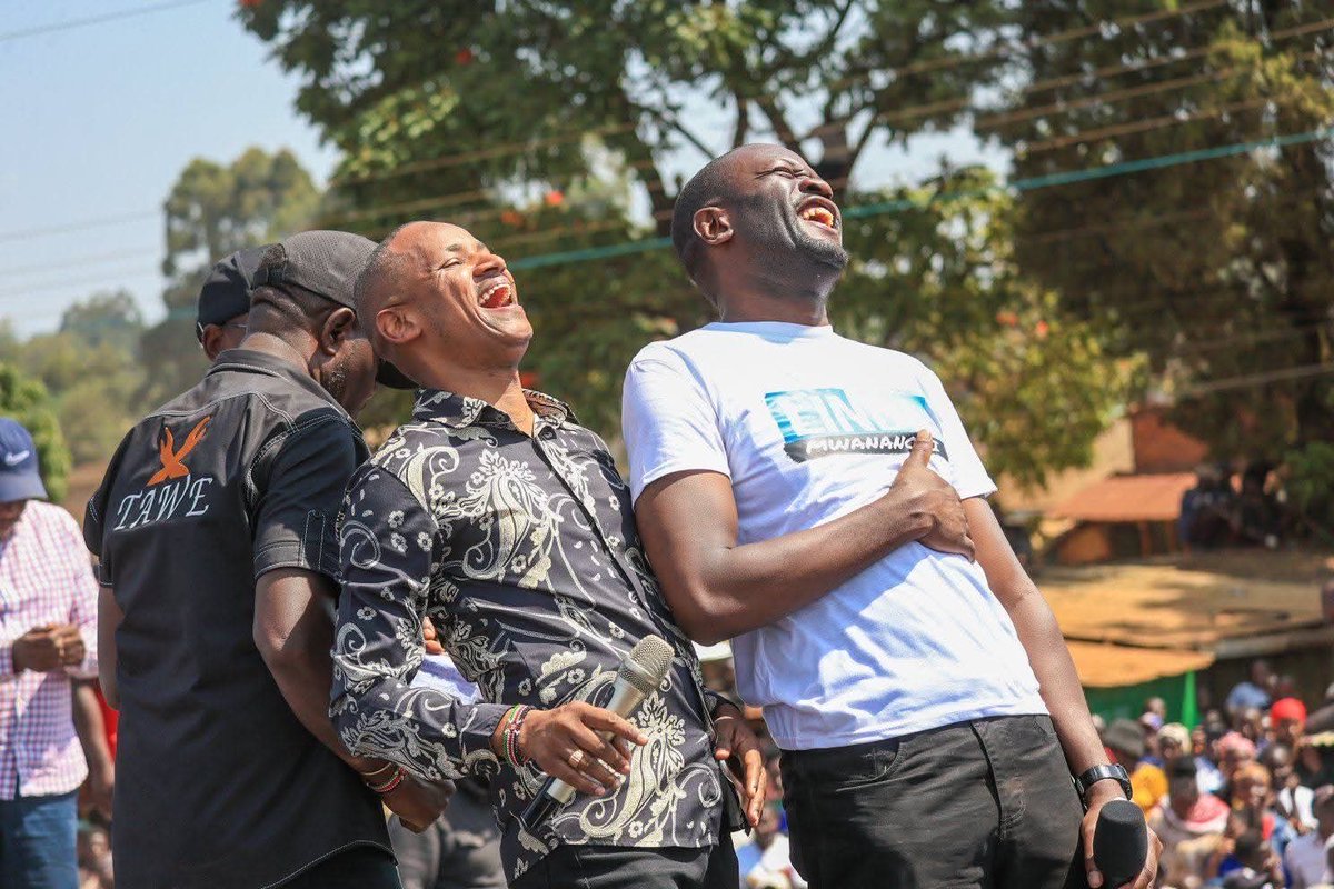 Kibet_bull's tweet photo. New meme in the town 😂😂 I have never seen good friends in politics like this duo. https://t.co/HGTnUxPQPQ