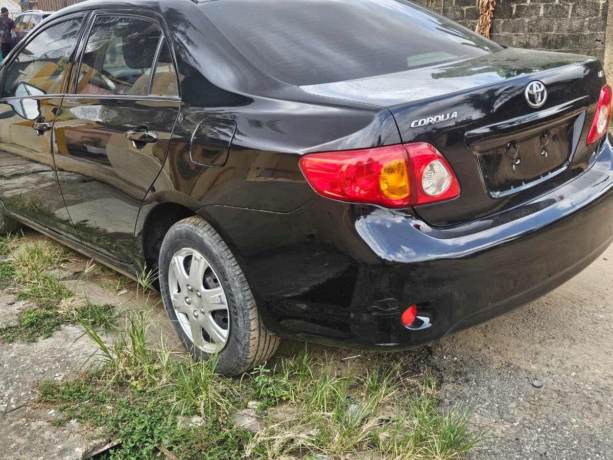 capstelegram's tweet photo. Toyota Corolla LE 2010🇺🇸

Foreign used 
Accident free
2026 entry 
Everything working perfect..

Price 9.8m 
Settlement 200k 

📍 ago palace way
09065319916 https://t.co/7GLT7cZaNQ