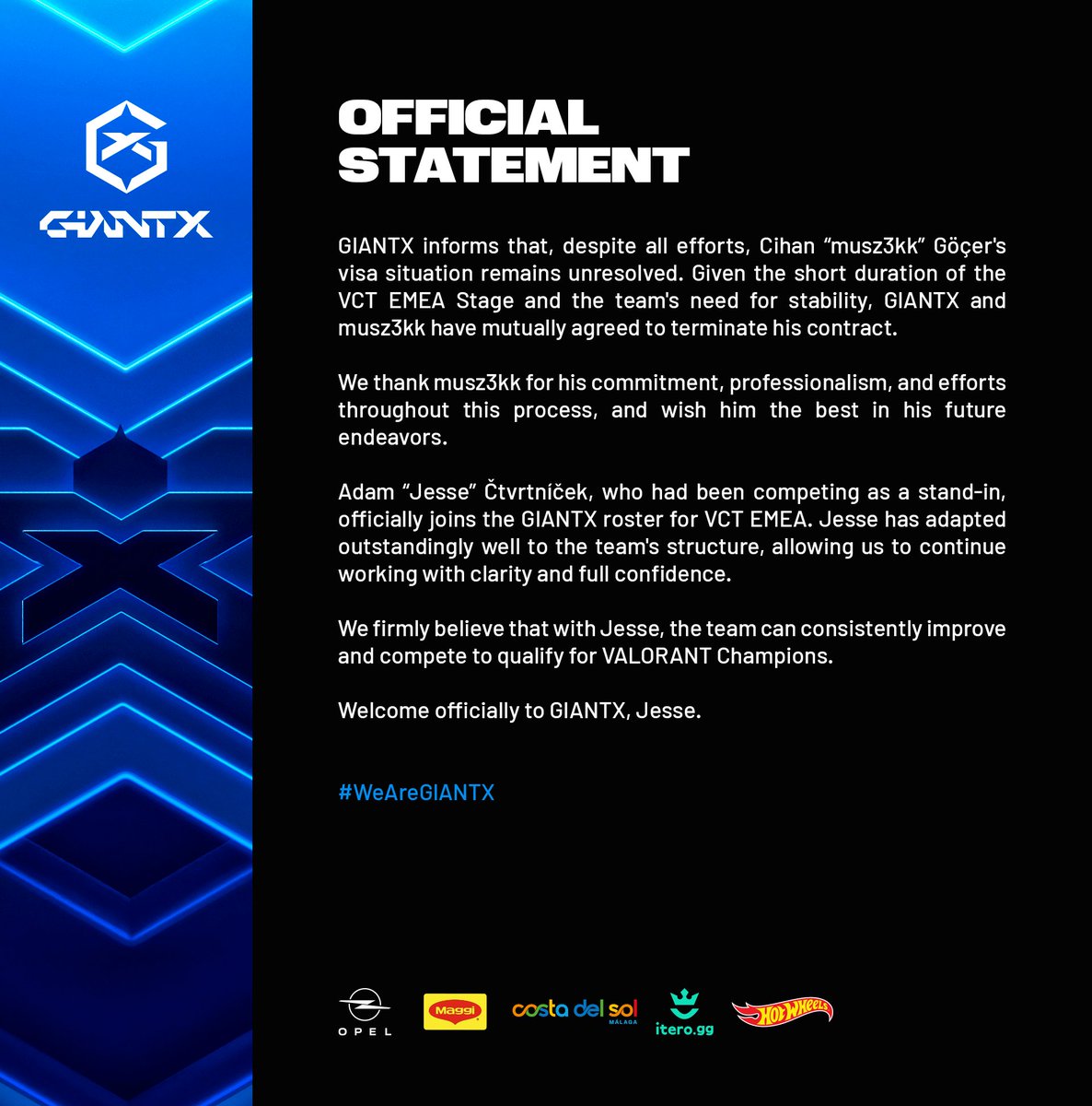GIANTX VALORANT tweet media