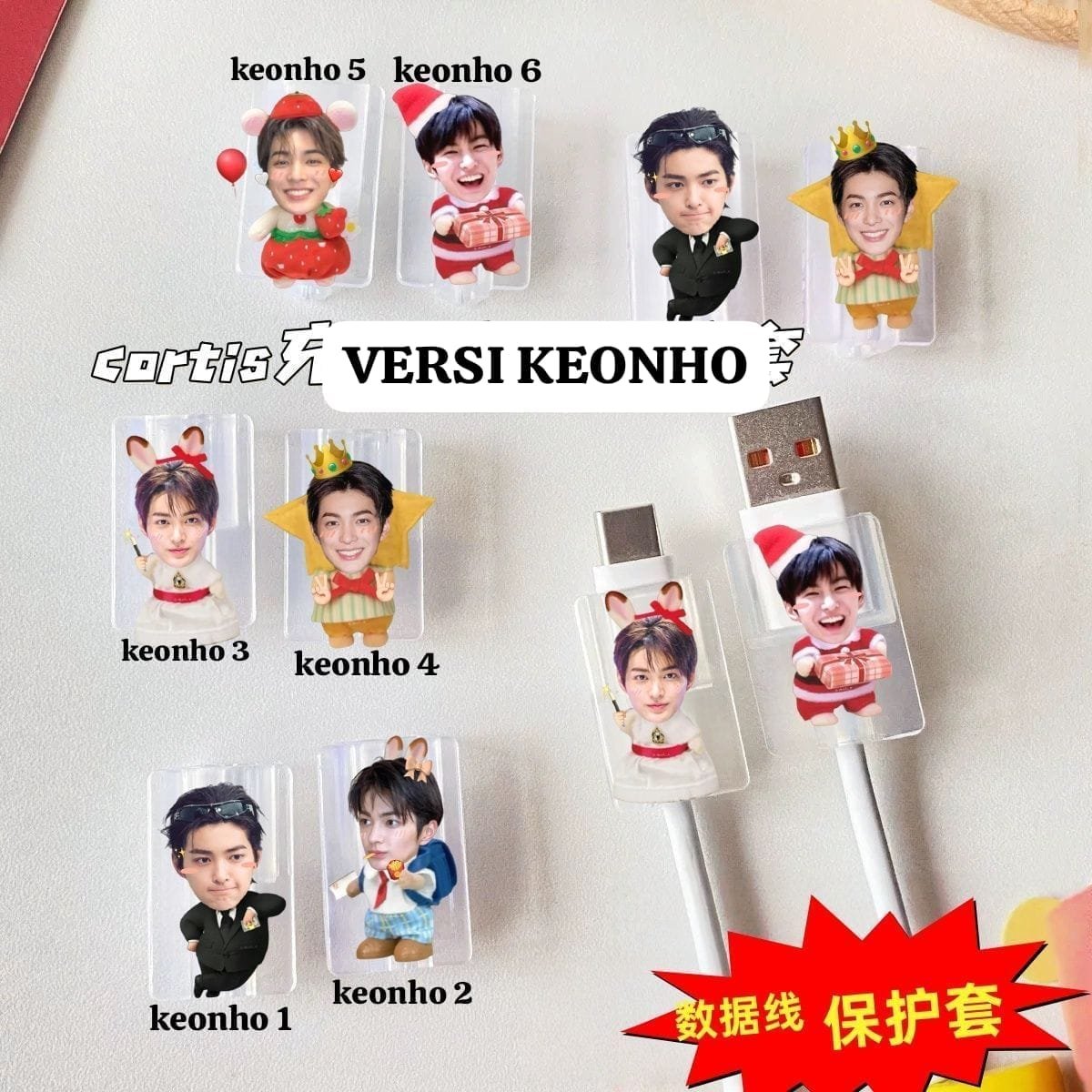 room9799's tweet photo. [ PO ] CABLE BITES CORTIS

Ver A, Ver B, Ver KEONHO
Rp. 12.000

✅ BERSIH CH
✅ CHOOSE VERSI (MEMBER)
❌CANCEL AFTER LIST

❗CLOSE TBA ❗
tgs. wts want to sell cortis martin james juhoon seonghyeon keonho cable bites pelindung charger https://t.co/HgFwc5IVMq