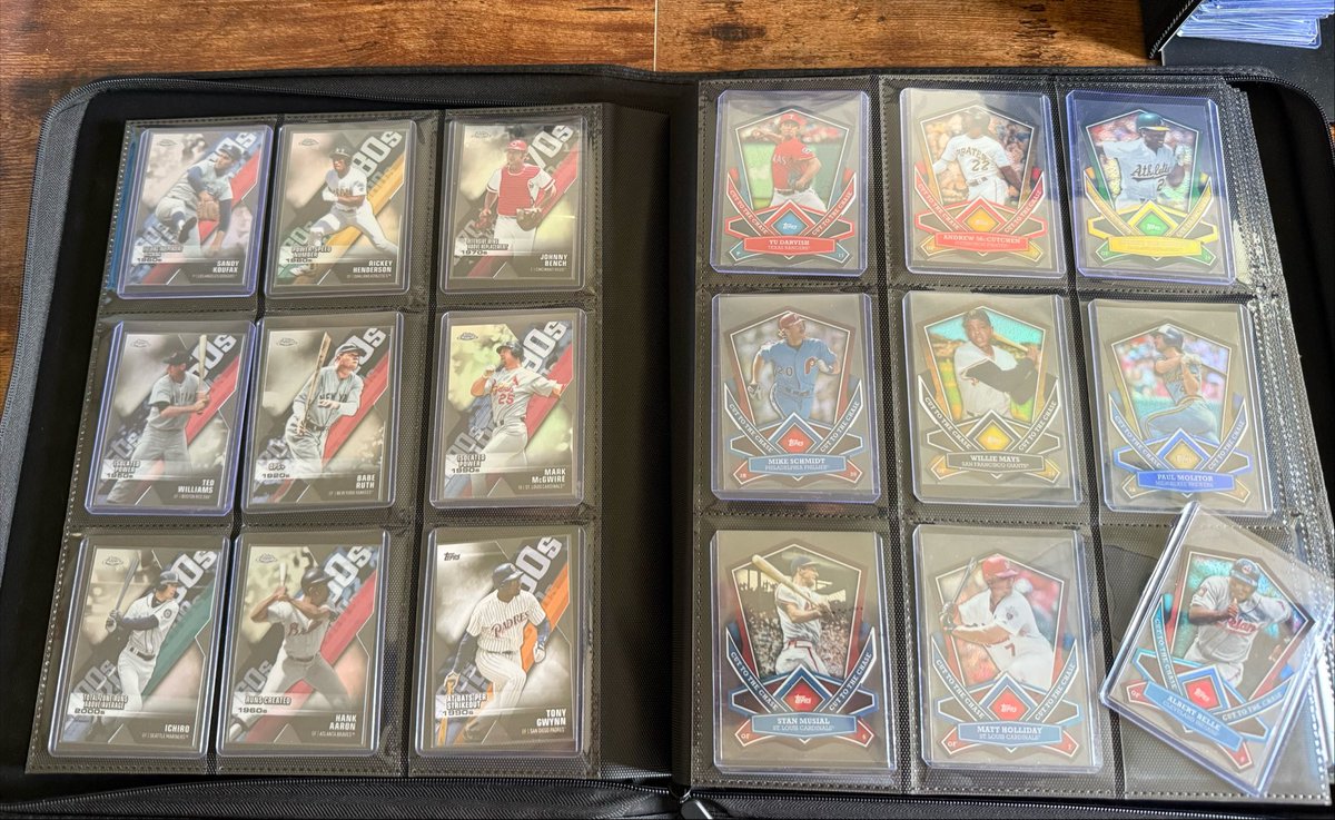 BigMav955's tweet photo. Goal Complete! 205 Days, 288 Die Cut Cards π³
The binder is officially complete, and itβs only fitting we ended it on an #IndiansPC card.
Now it's time to shift full focus to #HedgeyHunt2026 , finishing off the 2026 Topps Austin Hedges rainbow!
π¦ π
#thehobby #baseballcards https://t.co/9Tky3dtjN4